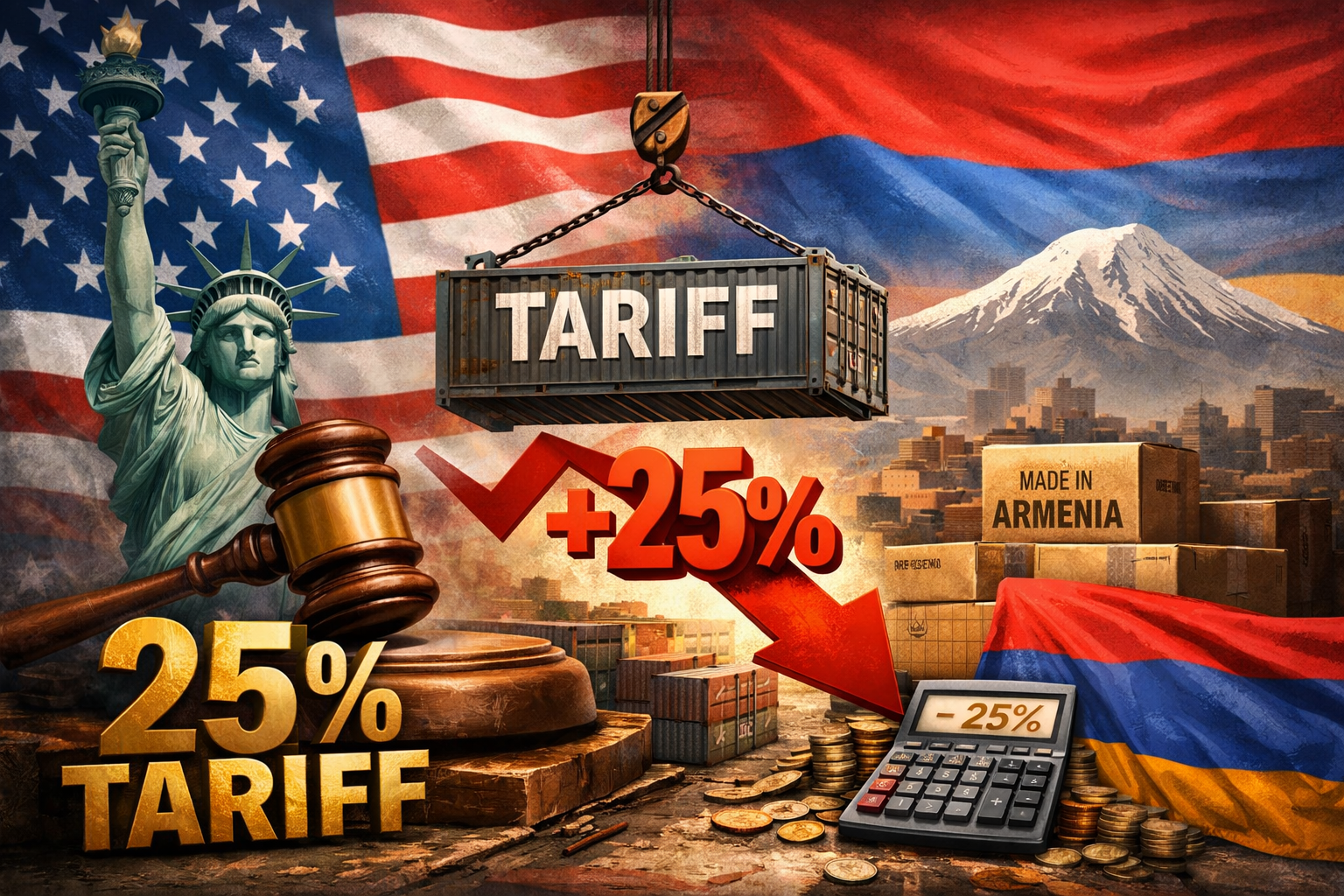 ABD den Ermenistan a yüzde yirmi beş gümrük vergisi gelebilir